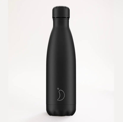 Chilly’s Original Water Bottle in Black or White | 500ml