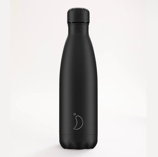 Chilly’s Original Water Bottle in Black or White | 500ml