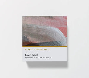 Exhale Bath Soak: Rosemary & Mallow