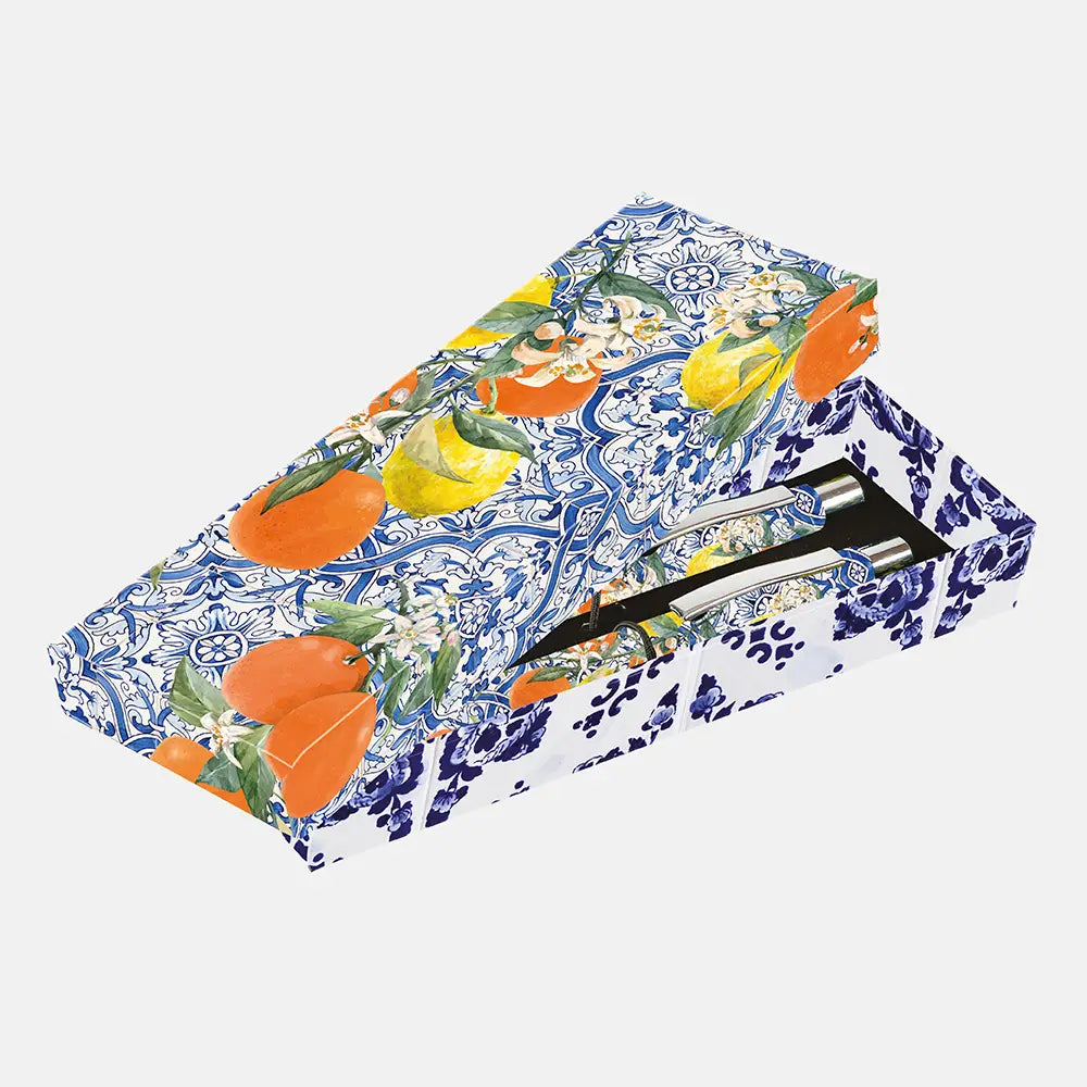 Gift Pen Set in decorative box with St Clement's design.