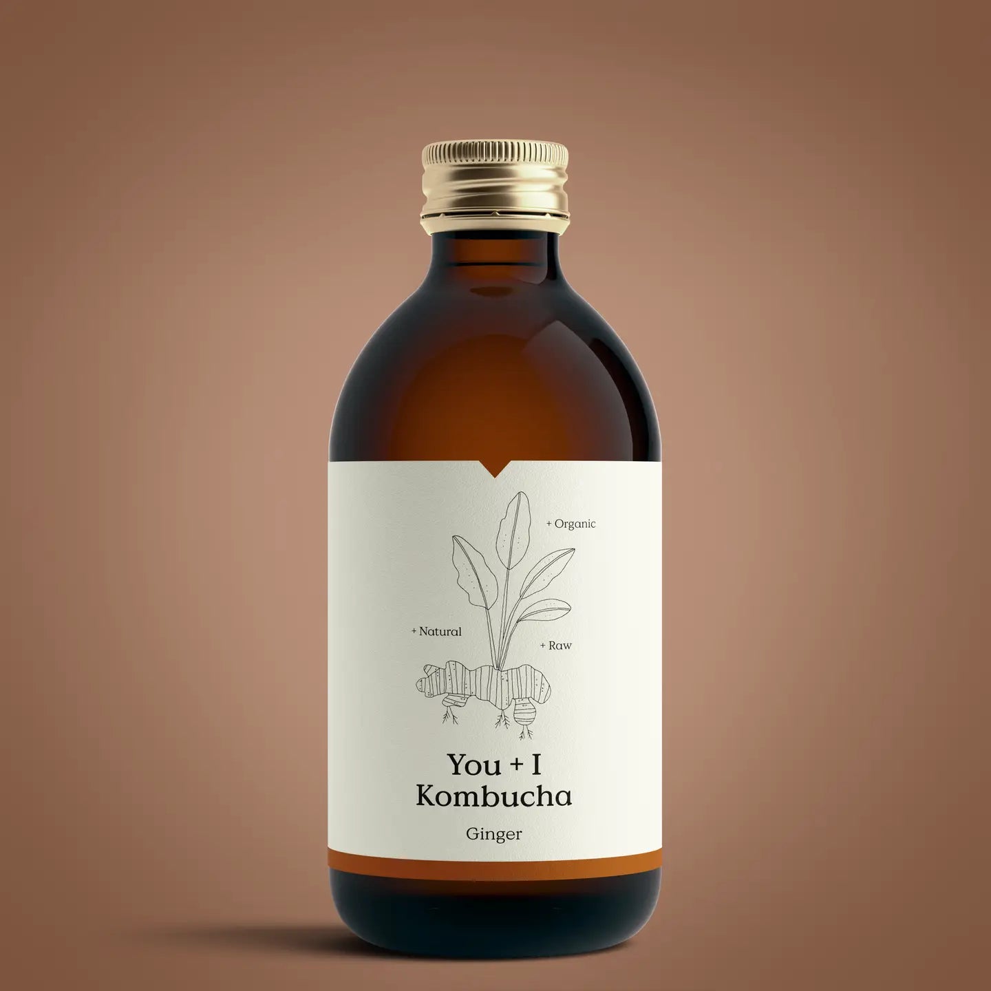 Ginger Kombucha, fermented with French oak, the finest whole leaf Assam tea and billions of good bacteria.
