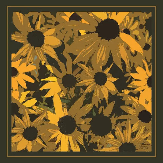 Gloriosa Daisy Luxury Silk Scarf