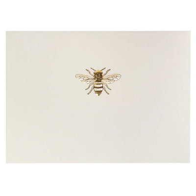 Gold Bee Blank Notecard