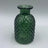 Green Patterned Glass Vase