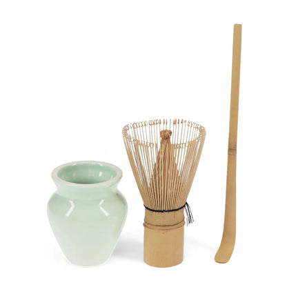 Handmade Matcha Whisk and Stand Set