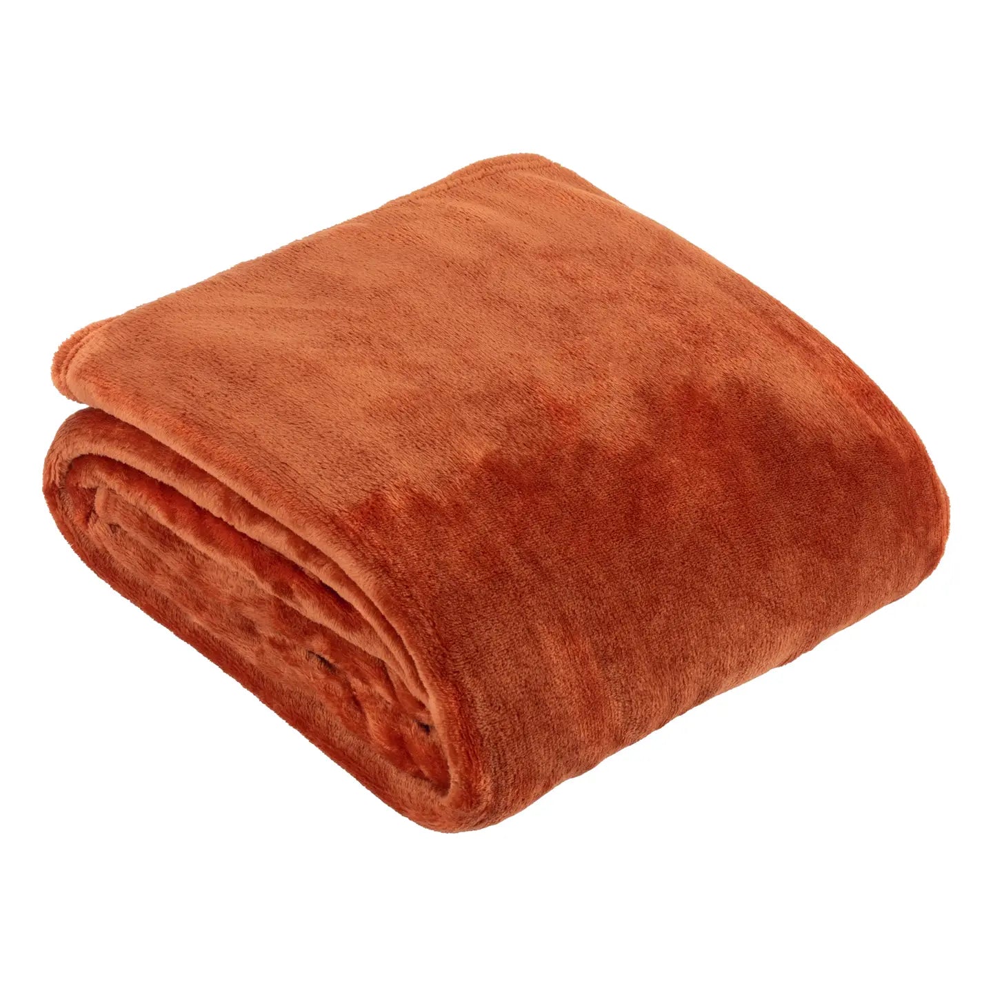Harrow Throw, soft single-layer flannel fleece in rich colours, offering cosy warmth and a stylish accent for any interior space.
