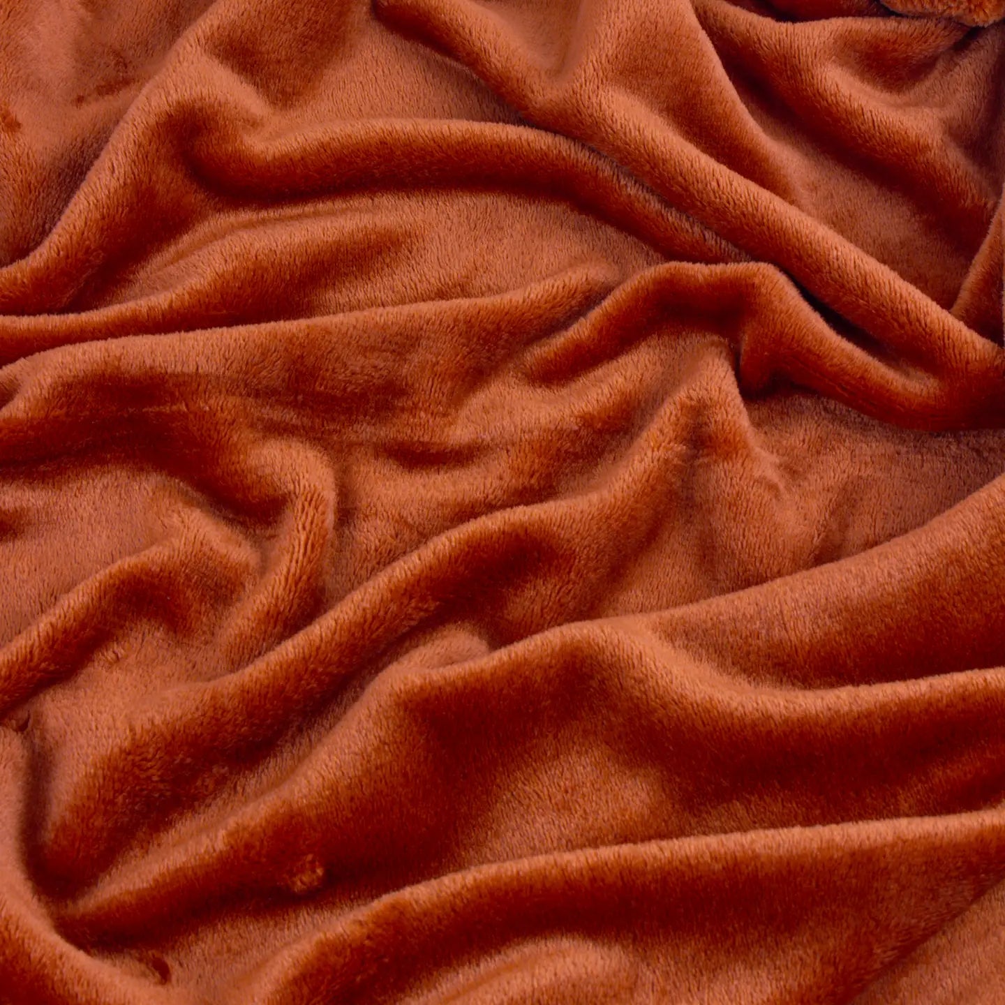 Harrow Fleece Throw Rust Size  140 x 180cm