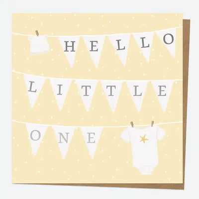 Hello Little One - Baby Card