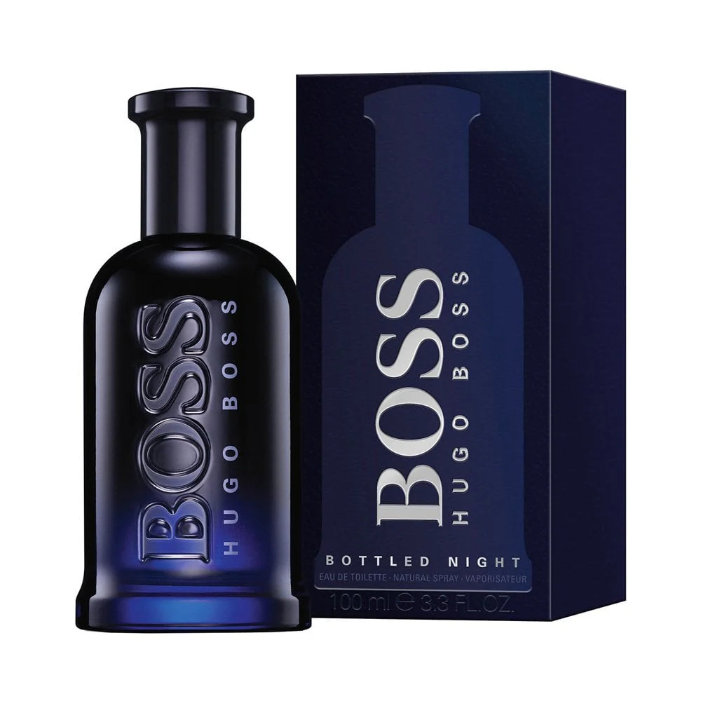Bottled Night: lavender, birch & violet with warm woods create a bold, masculine 100ml scent.