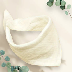 Cute & Practical Baby Bandana Bib in Neutral | Light or Beige