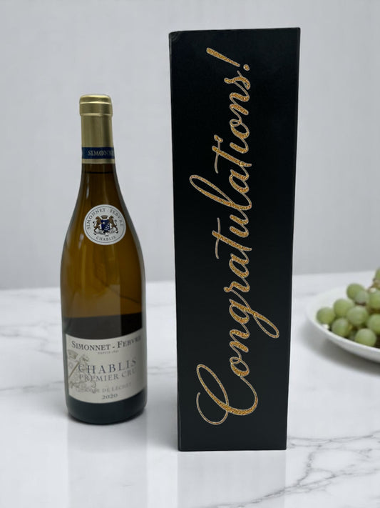 Congratulations Bottle Box