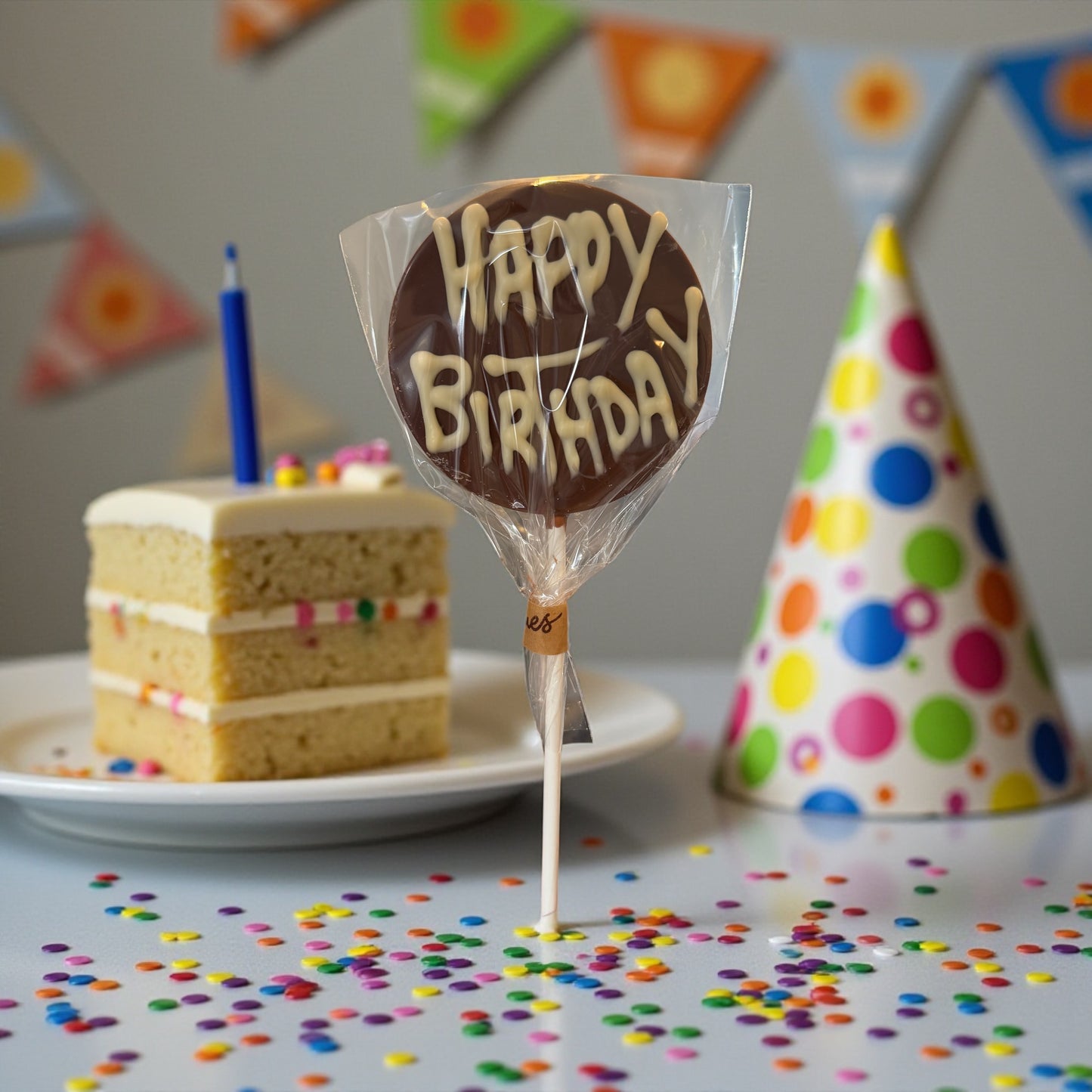 Happy Birthday Chocolate Lollipop