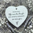Sometimes Life Can Be Tough But Always Remember So Are You | Small Heart Shaped Pendant with Ribbon