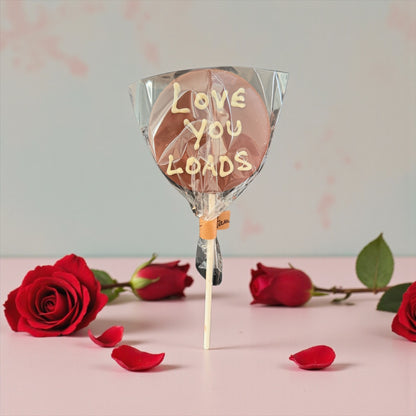Love You Loads Chocolate Lollipops