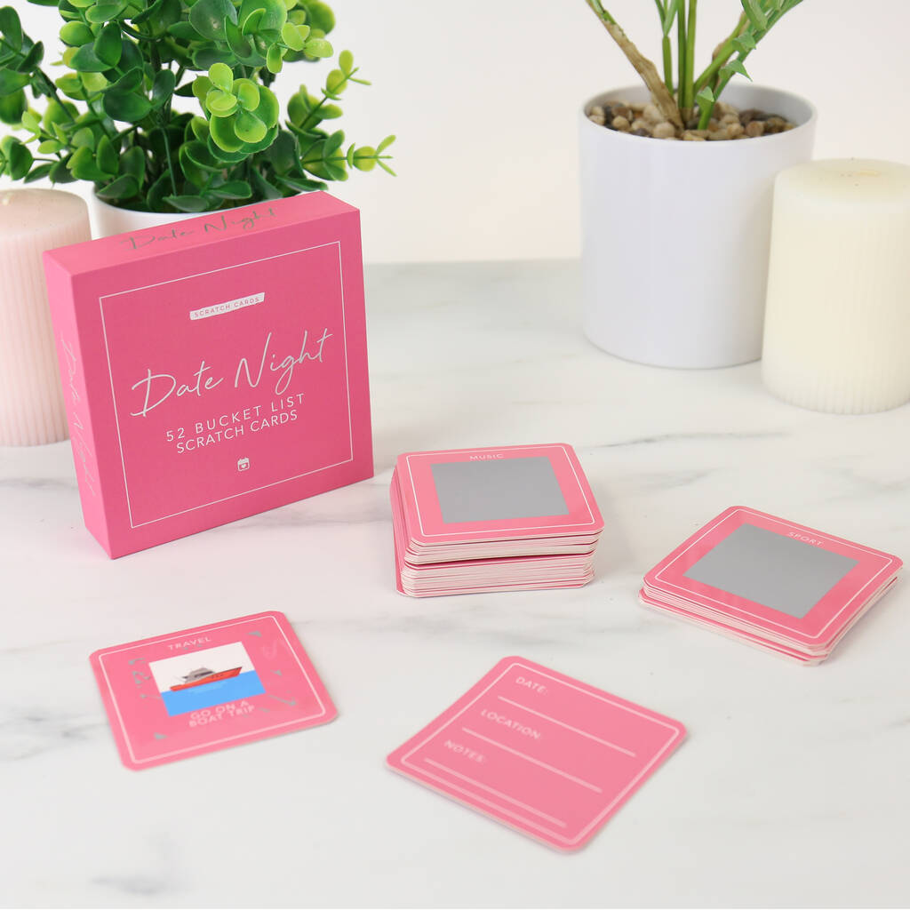 Date Night Scratch Card Game