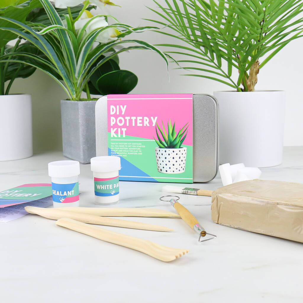 Artistic DIY Pottery Decorating Kit