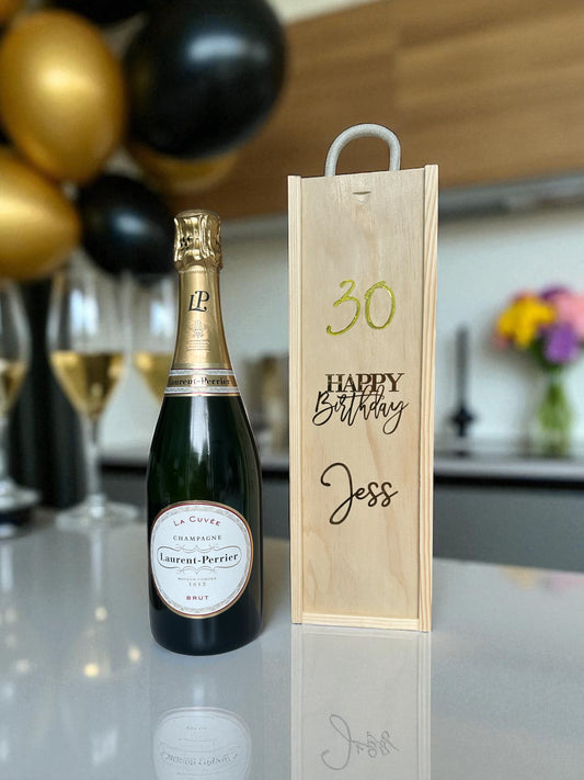 Wooden Bottle Box - Can Be Personalised
