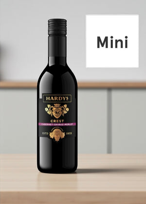 Hardys Crest Cabernet Shiraz Merlot Red Wine 187ml