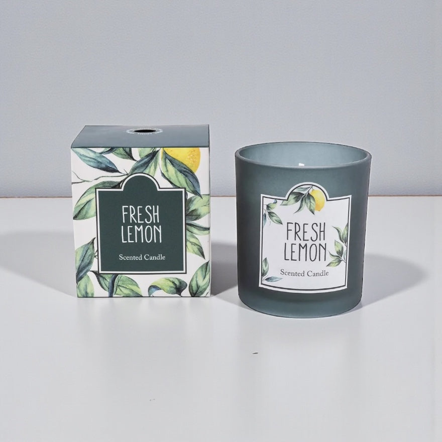 Fresh Lemon, Sicilian Basil & Wild Lemon Scent Pot Candle