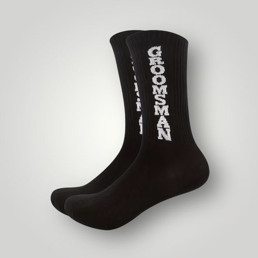 Groomsman/Best Man Black Socks