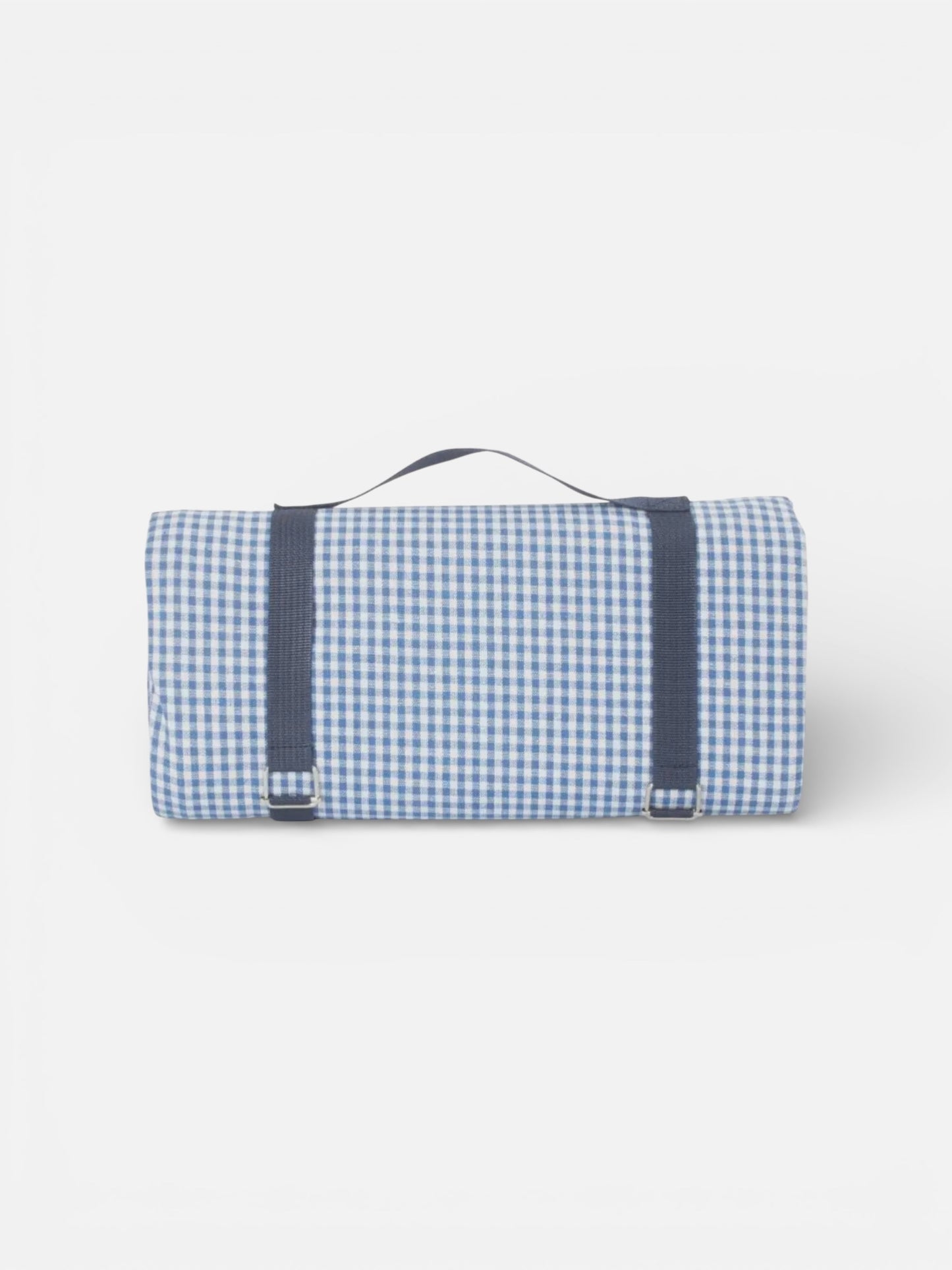 Blue Gingham Picnic Blanket