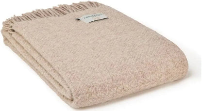 Moorland Pure Wool Blanket | Hazel