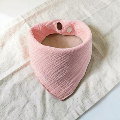 Cute & Practical Baby Pink Bib | Dark or Light Pink