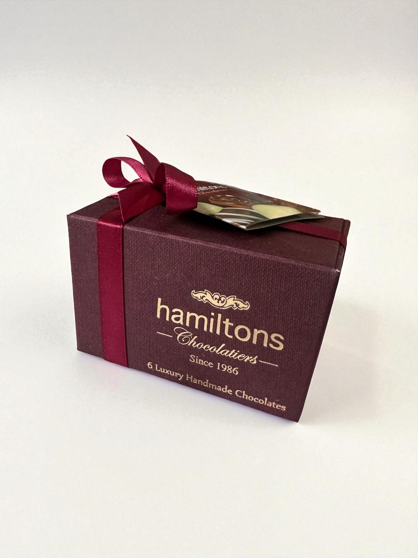 Hamiltons Box of Six Handmade Chocolate's