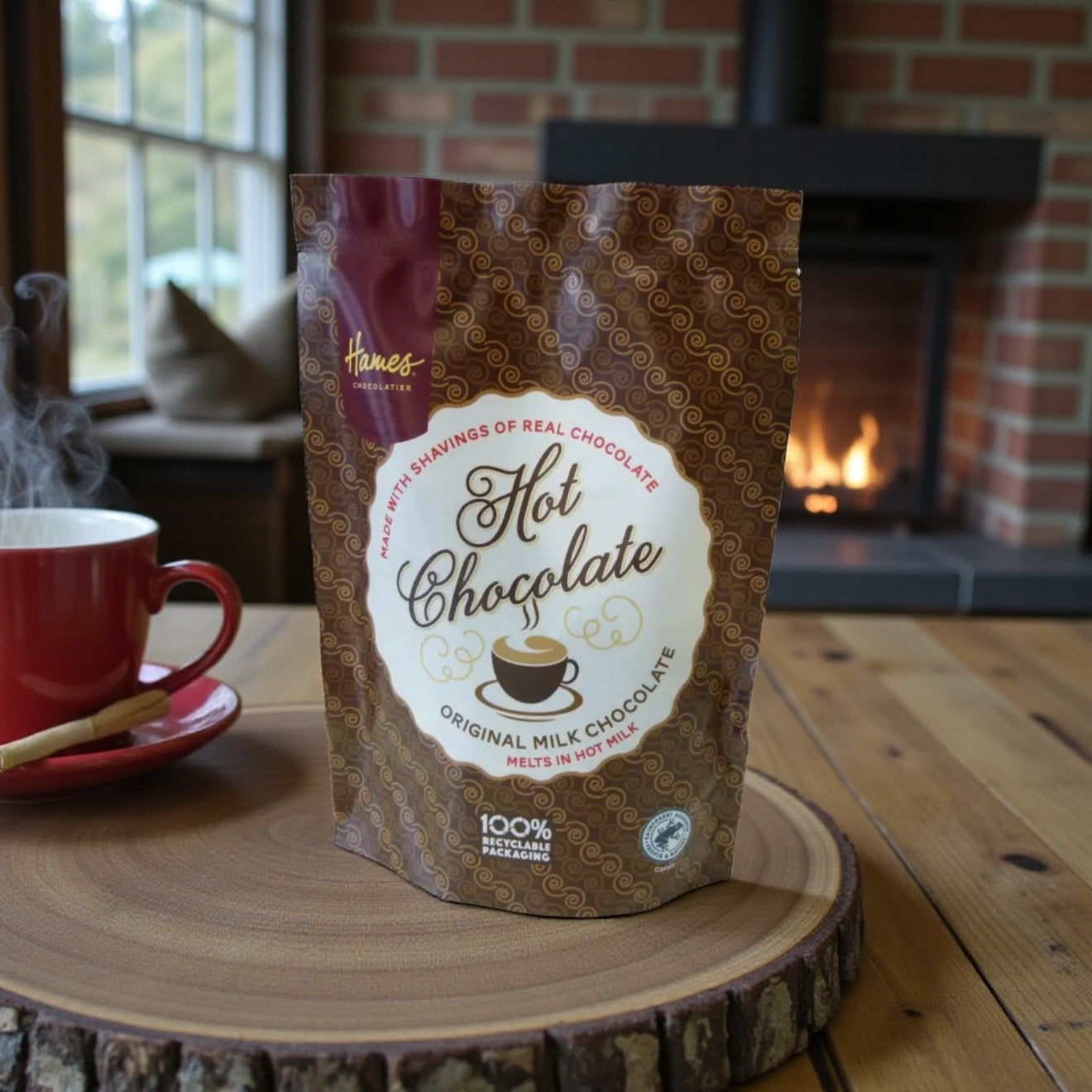 Luxury Real Milk Hot Chocolate Pouch