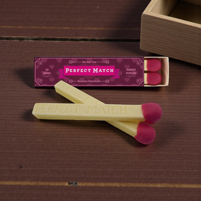 Luxurious Giant White Chocolate "Perfect Match" Matches