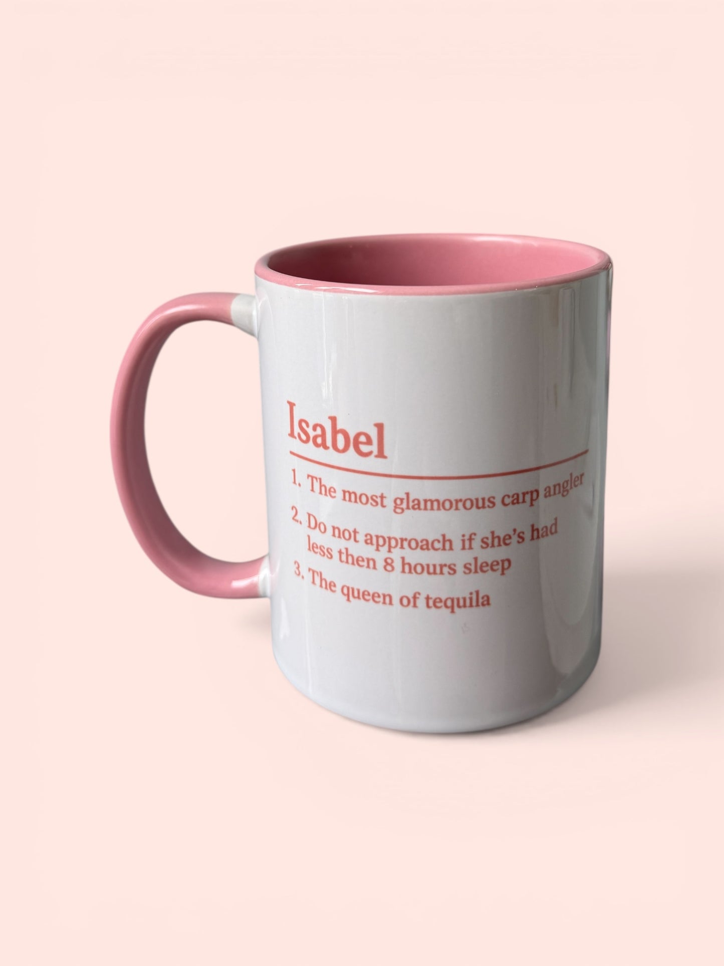 Personalised Coloured Mug - 3 Colour Options