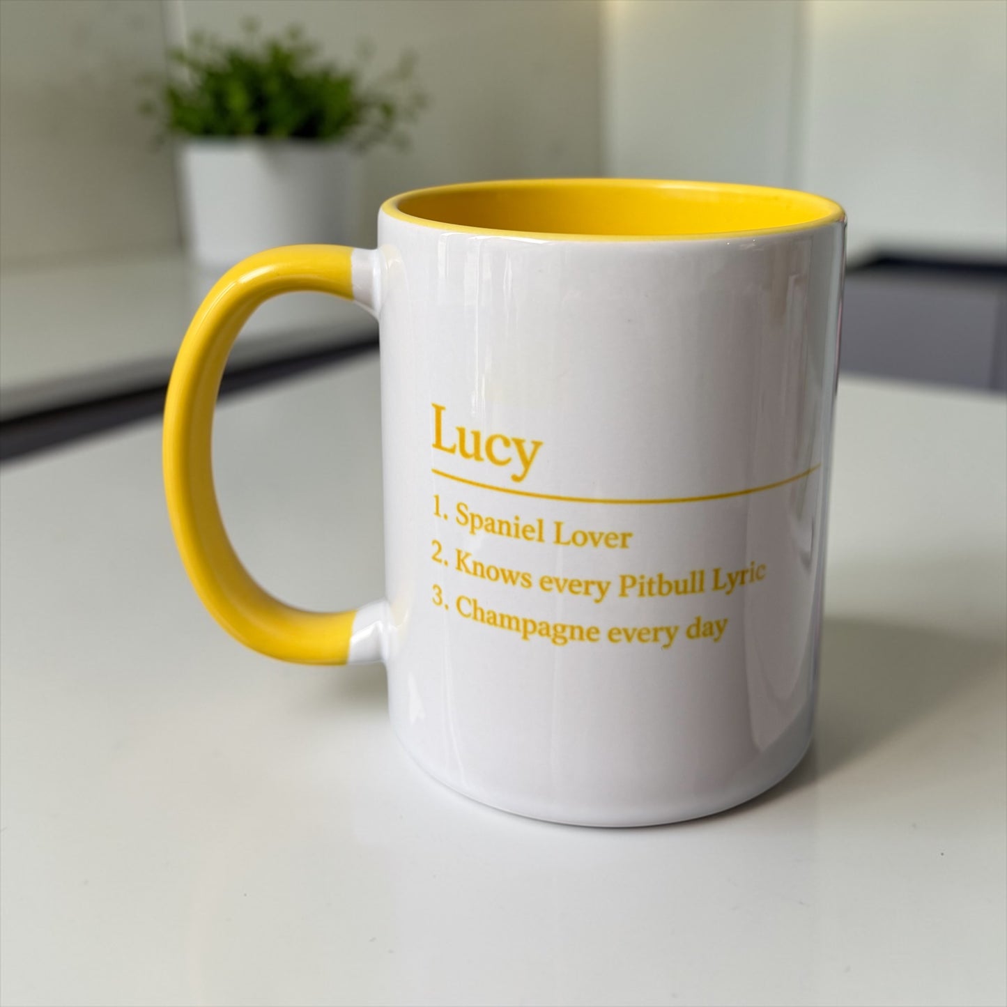 Personalised Coloured Mug - 3 Colour Options