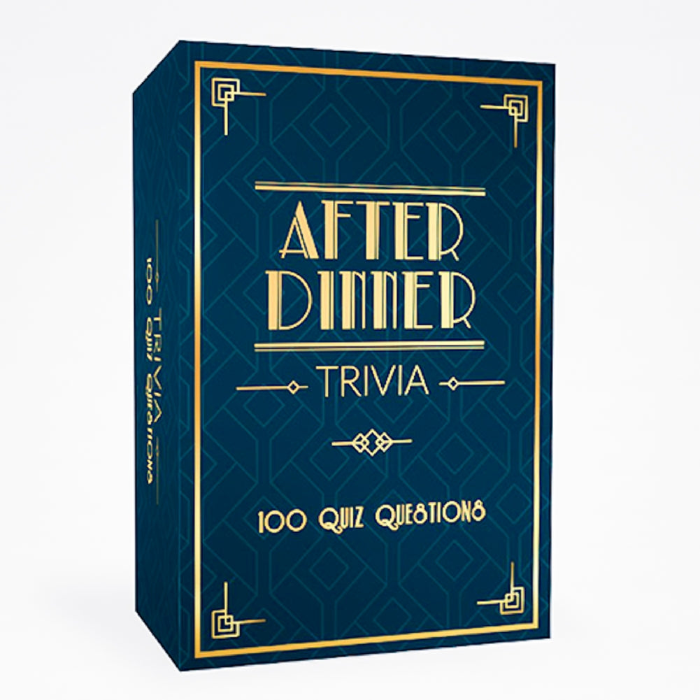 After Dinner Trivia Quiz Questions