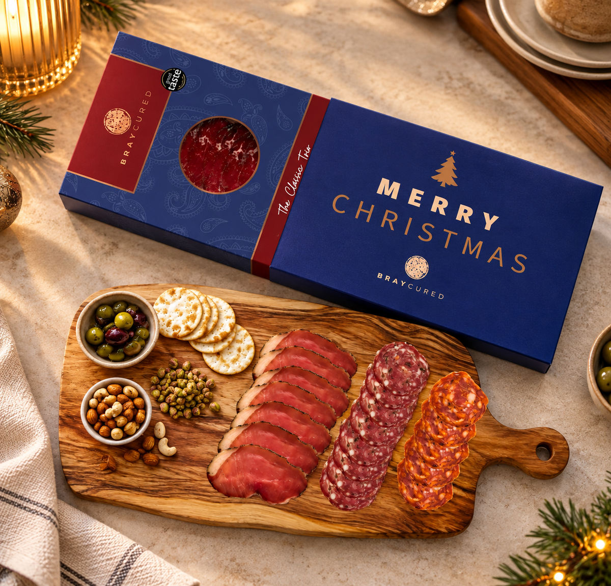 Classic Tasting Trio | British Charcuterie Selection Box