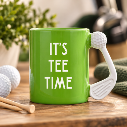 Funny Golf Mug with Golf Club Handle