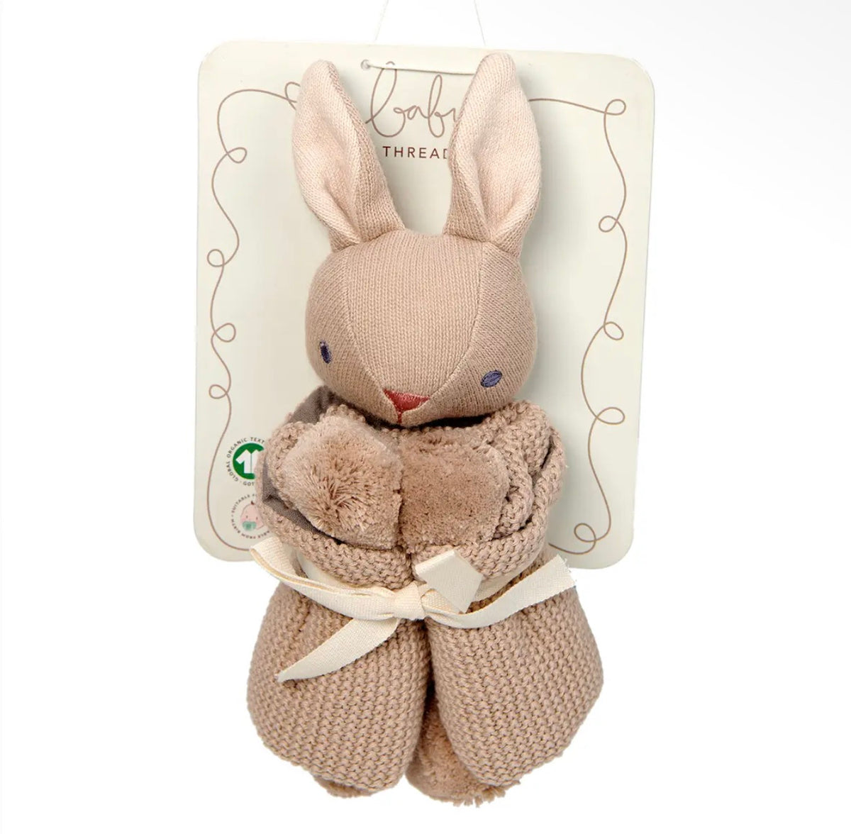 Baby Bunny Comforter in Taupe