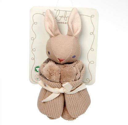 Baby Bunny Comforter in Taupe