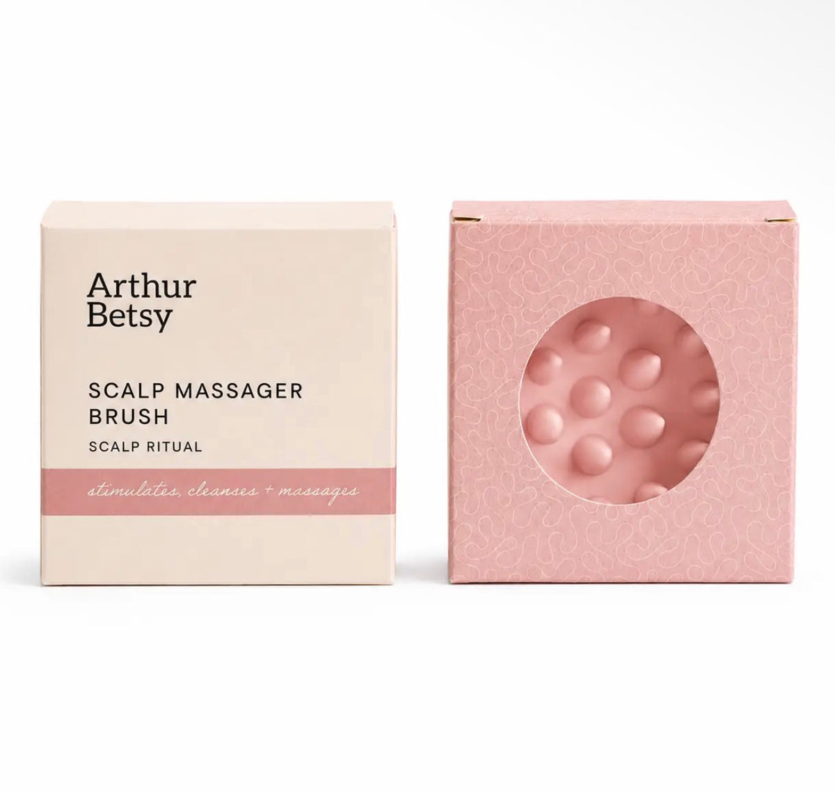 Gentle Scalp Massaging Brush | Pink