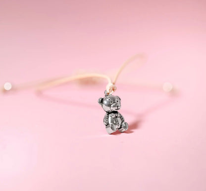 Bear Hug Charm Bracelet | Adjustable