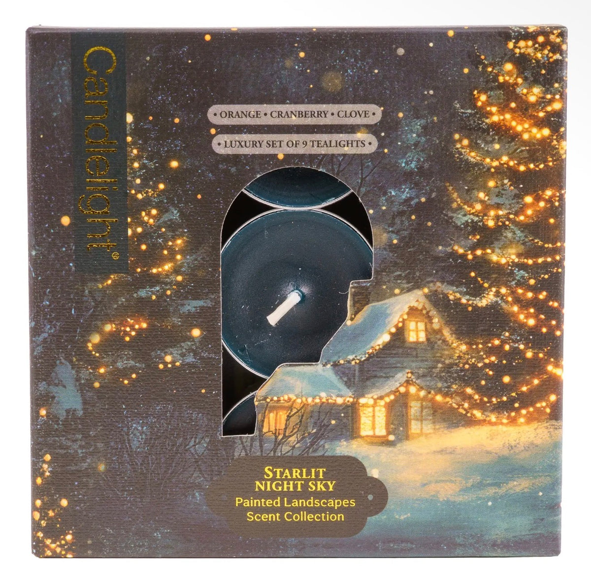 Starlit Night Sky Scented Tea Lights | Set of 9