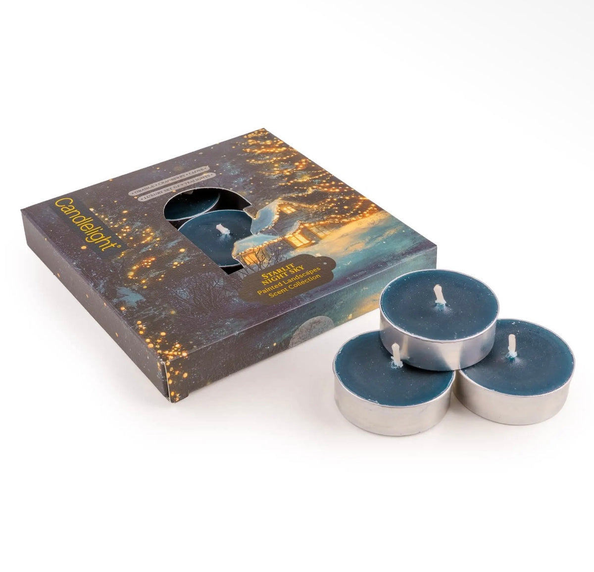 Starlit Night Sky Scented Tea Lights | Set of 9