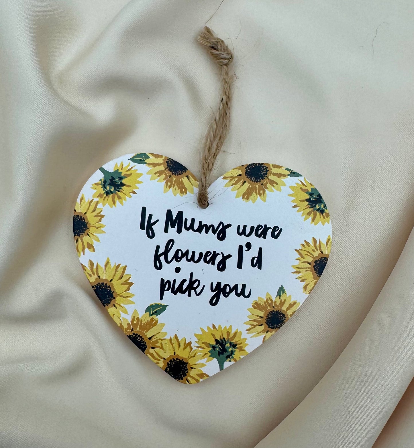 "If Mum's Were Flowers I'd Pick You" plaque—a loving, lasting gift for Mother’s Day or birthdays.