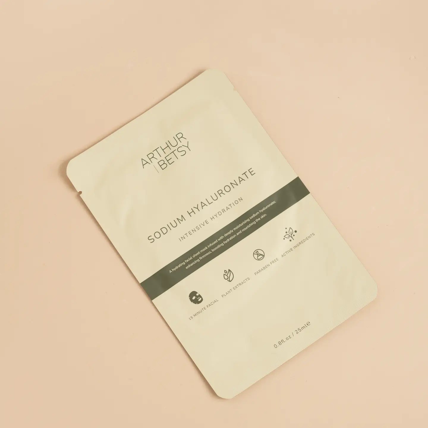 Intensive Hydration mask containing sodium hyaluronate.