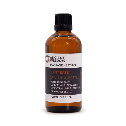 Soothe & Calming Joints Ease Massage Oil bottle 100ml for pain relief and relaxation.