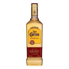 Jose Cuervo Especial Gold Tequila bottle with blue agave label.