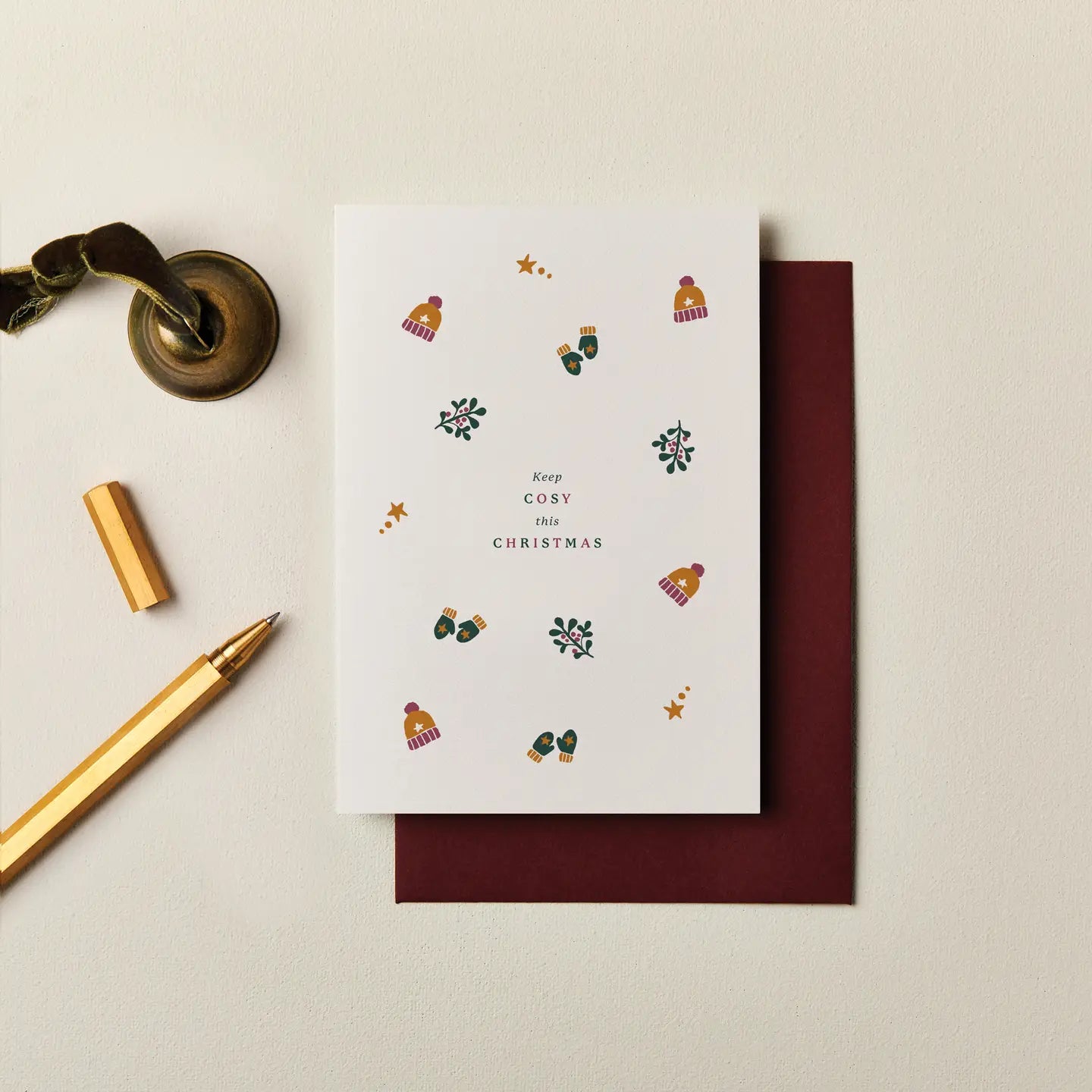 Keep Cosy This Christmas Card featuring a warm festive design and heartfelt holiday message.