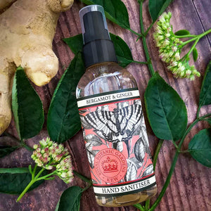 Nourishing & Fragrant Bergamot and Ginger Hand Sanitiser