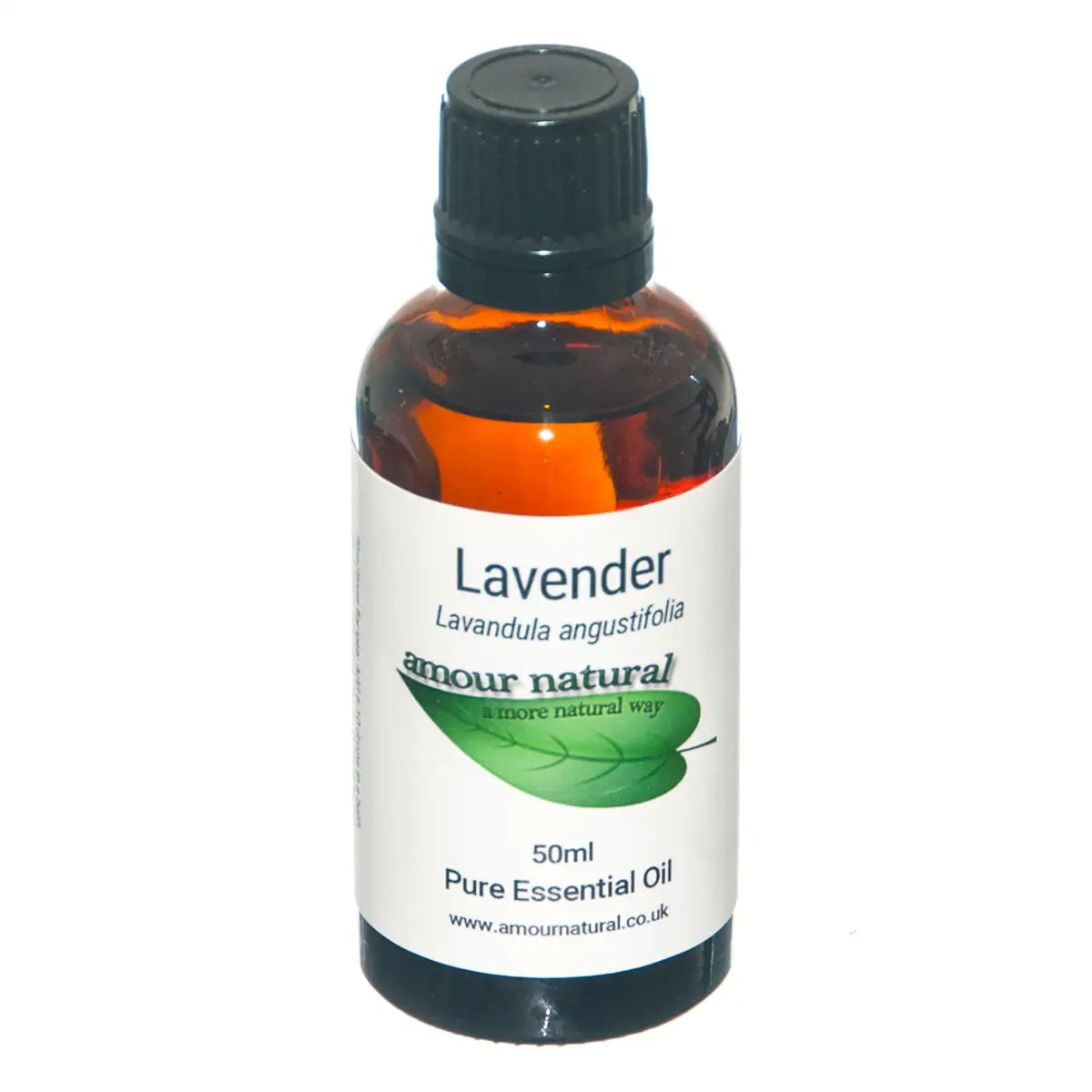 French Lavender Pure Essential Oil 50ml bottle with floral aroma for relaxation and wellness.