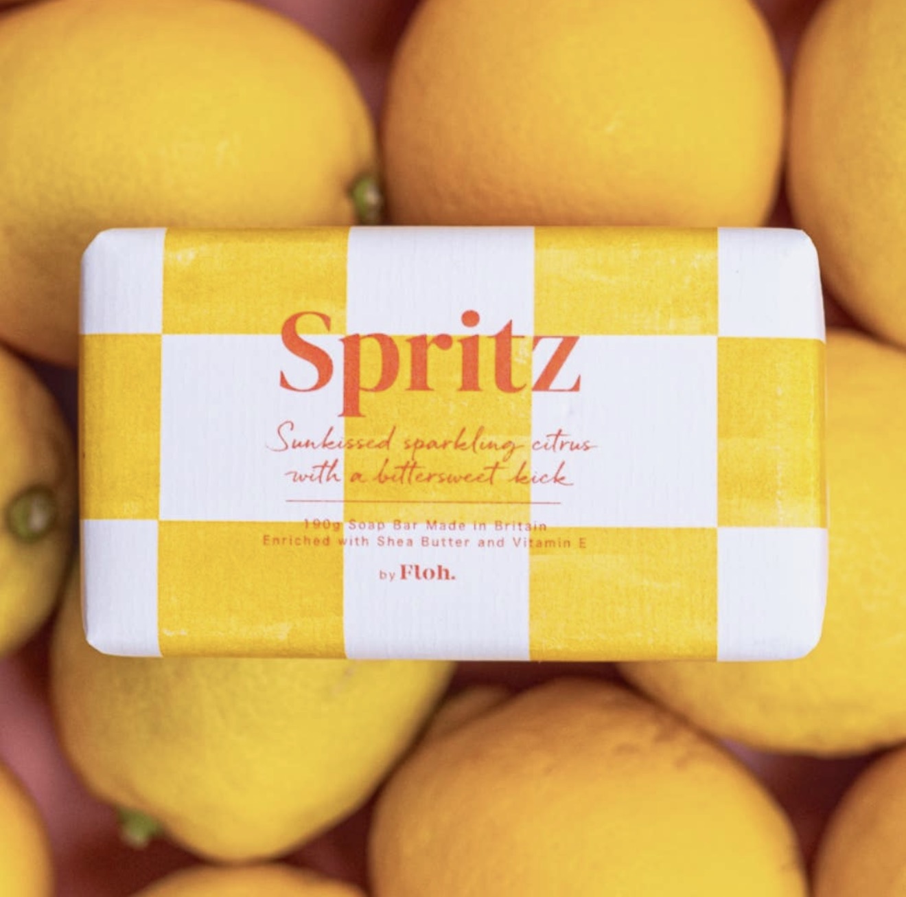 Lemon spritz hand soap, limoncello, summer gift. 