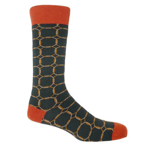 Men's Premium Quality Luxury Grey Patterned Socks